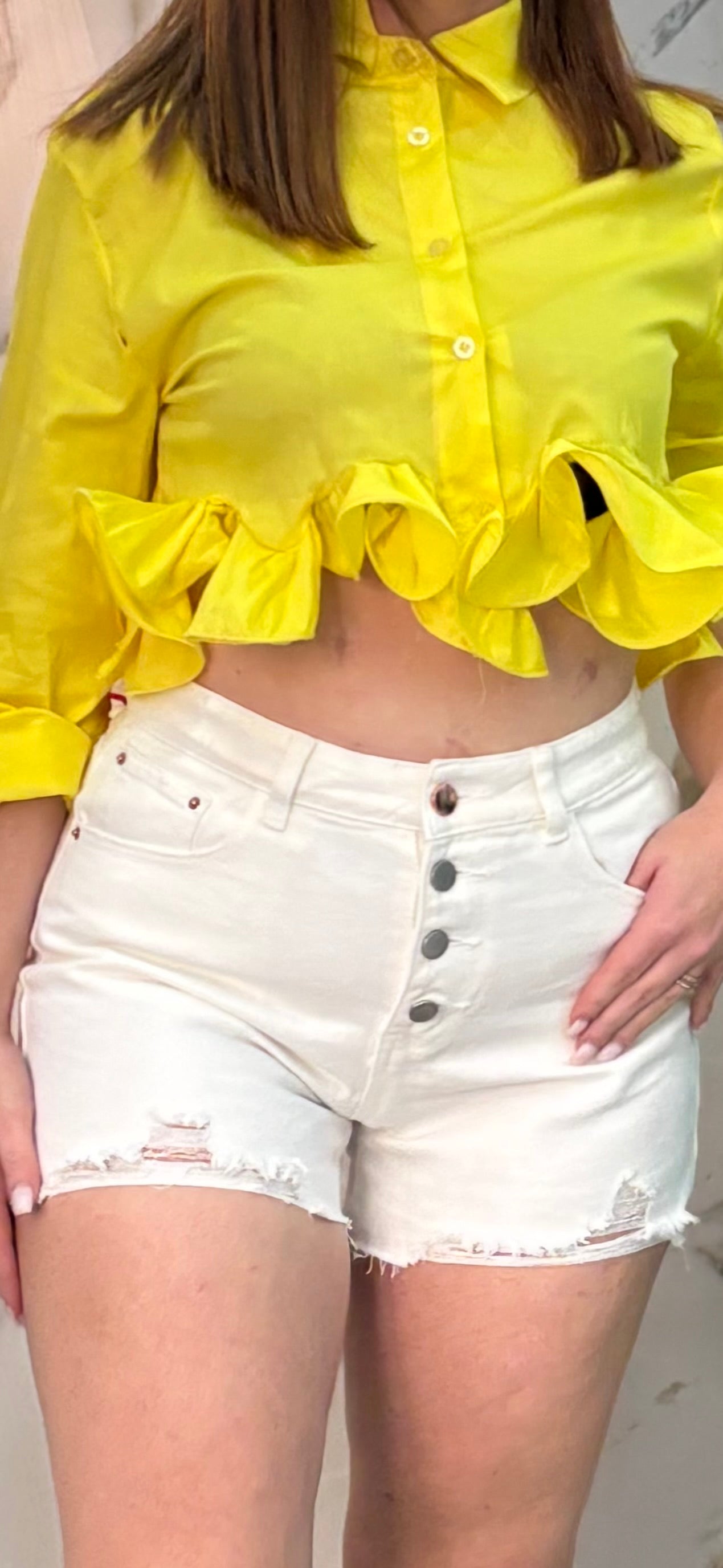 Camicia rouches