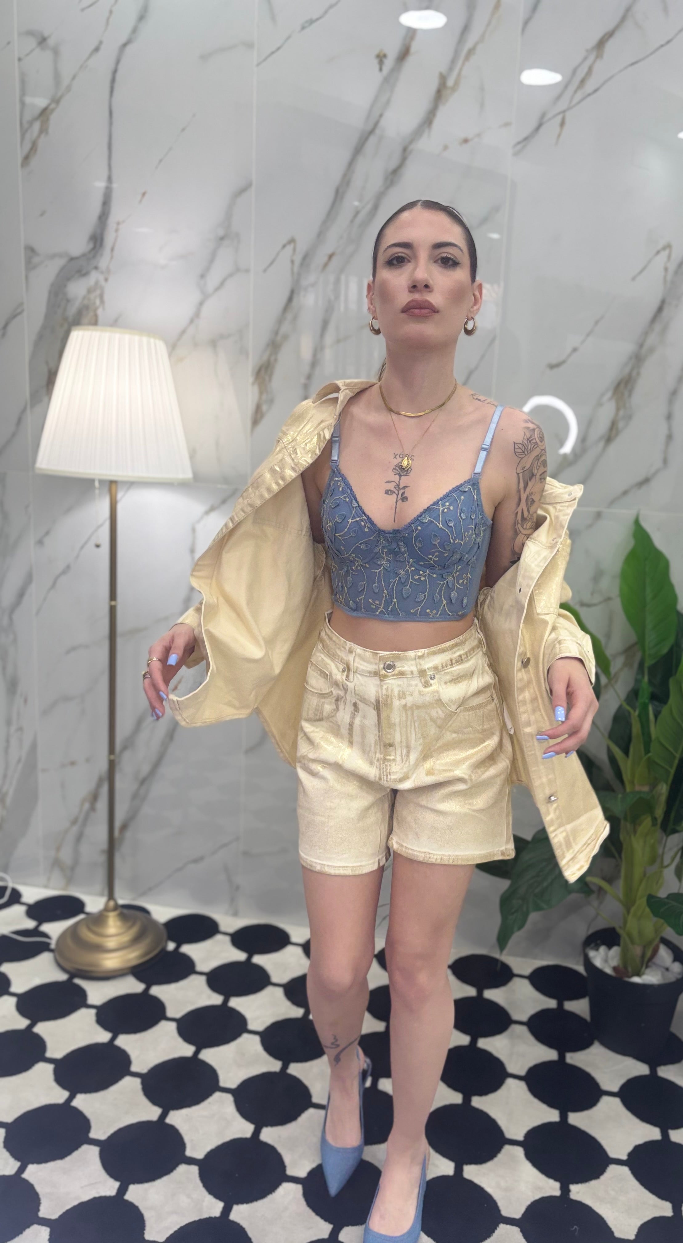 Giacca Denim oversize