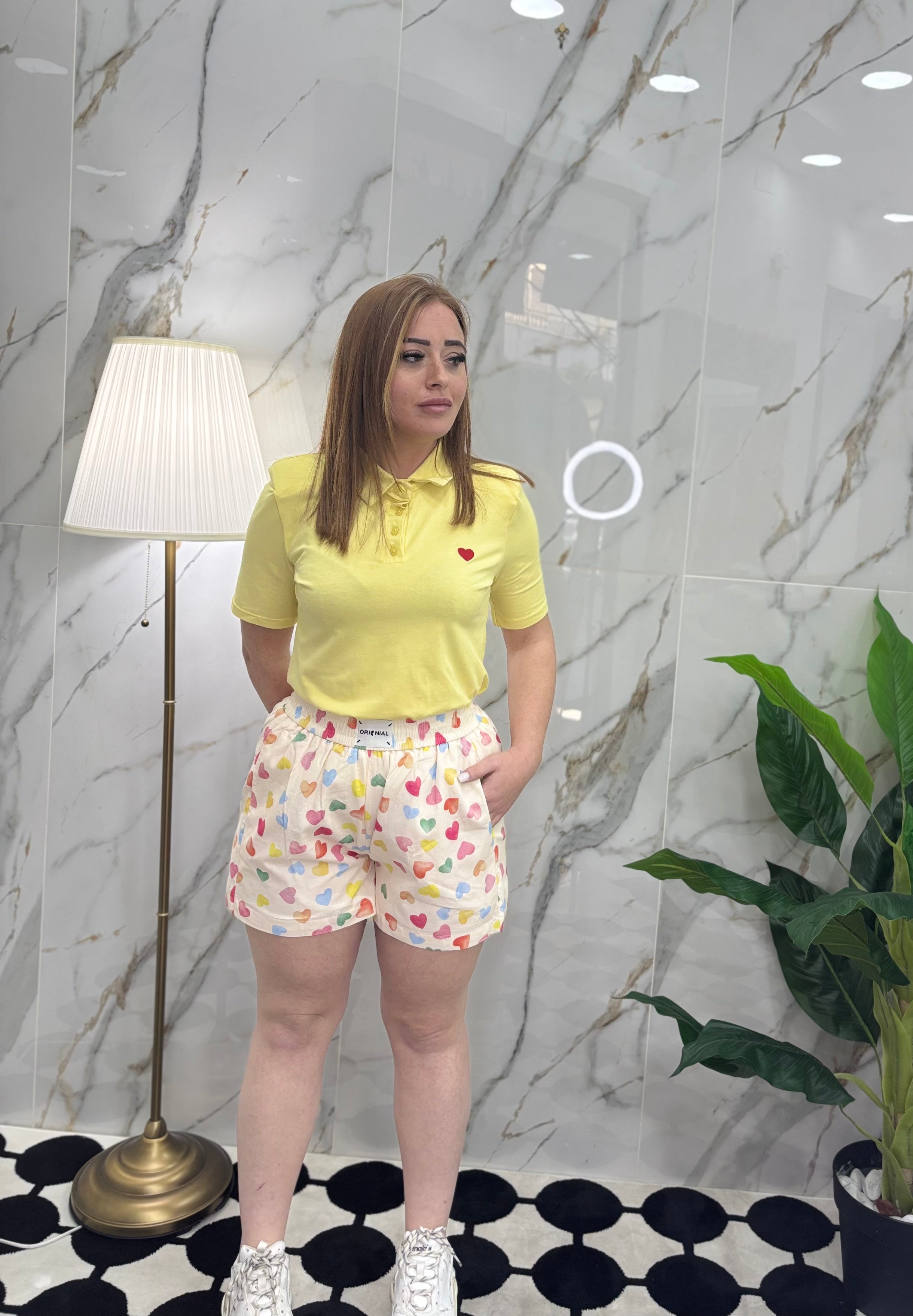 T-shirt polo cuore
