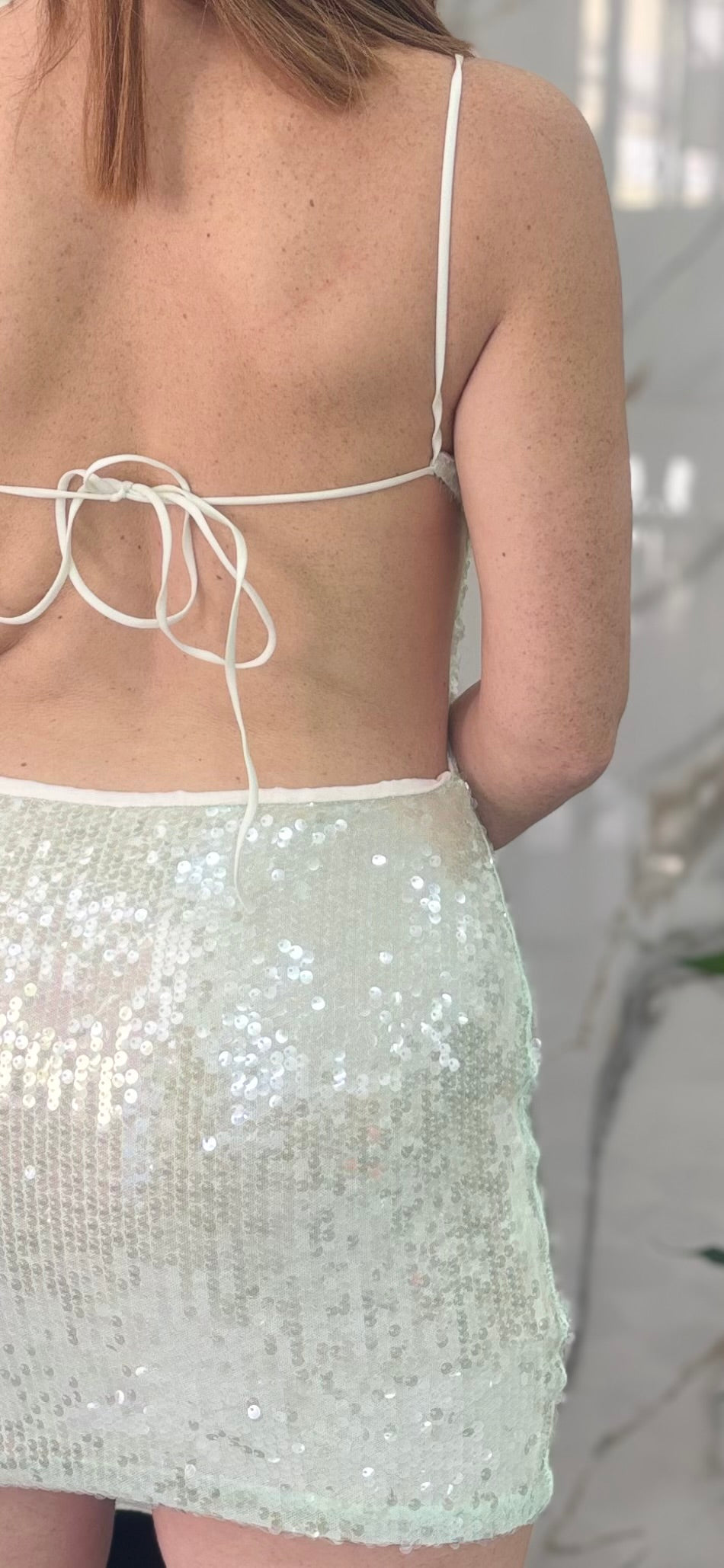 Mini abito paillettes