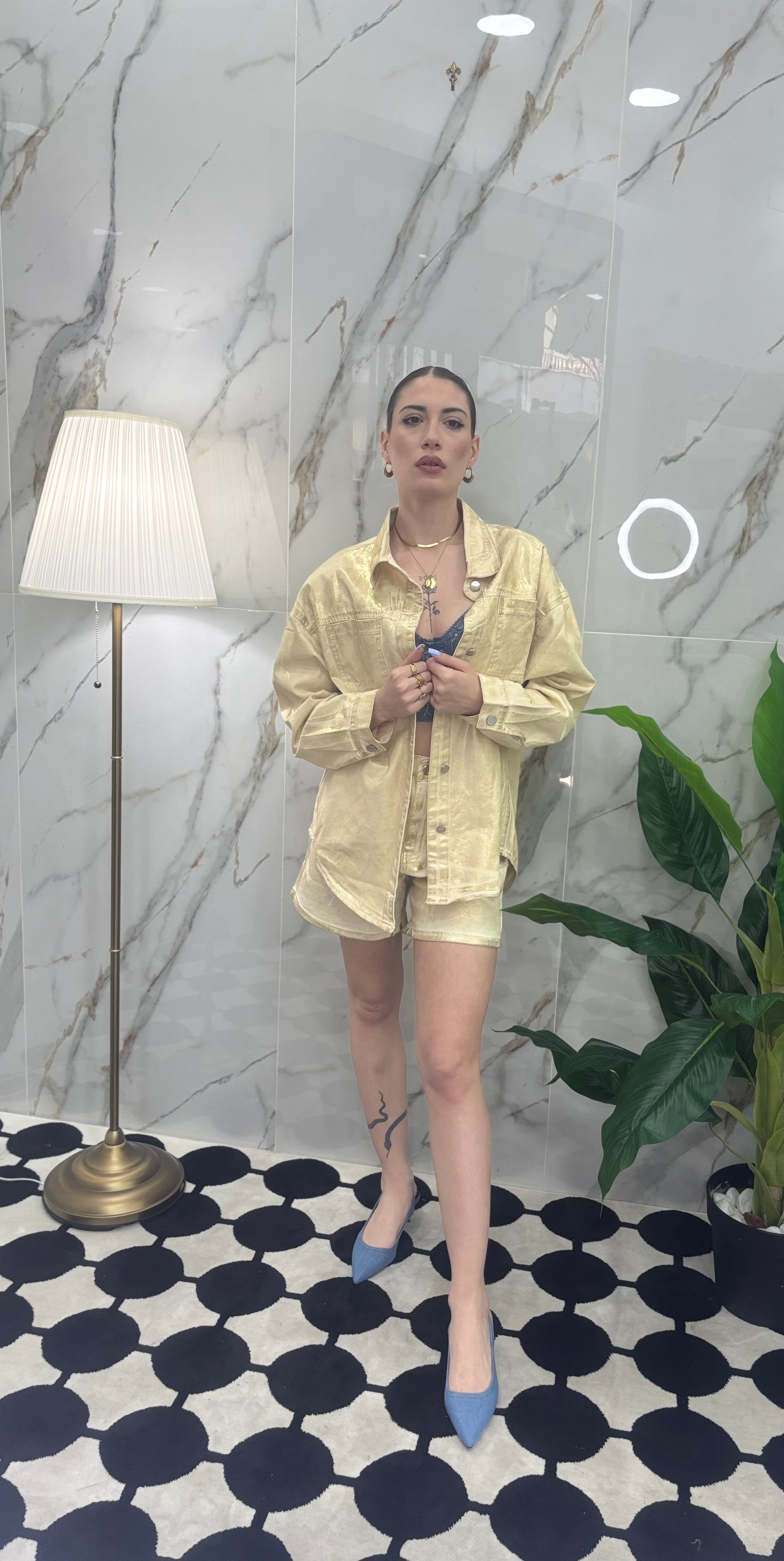 Giacca Denim oversize