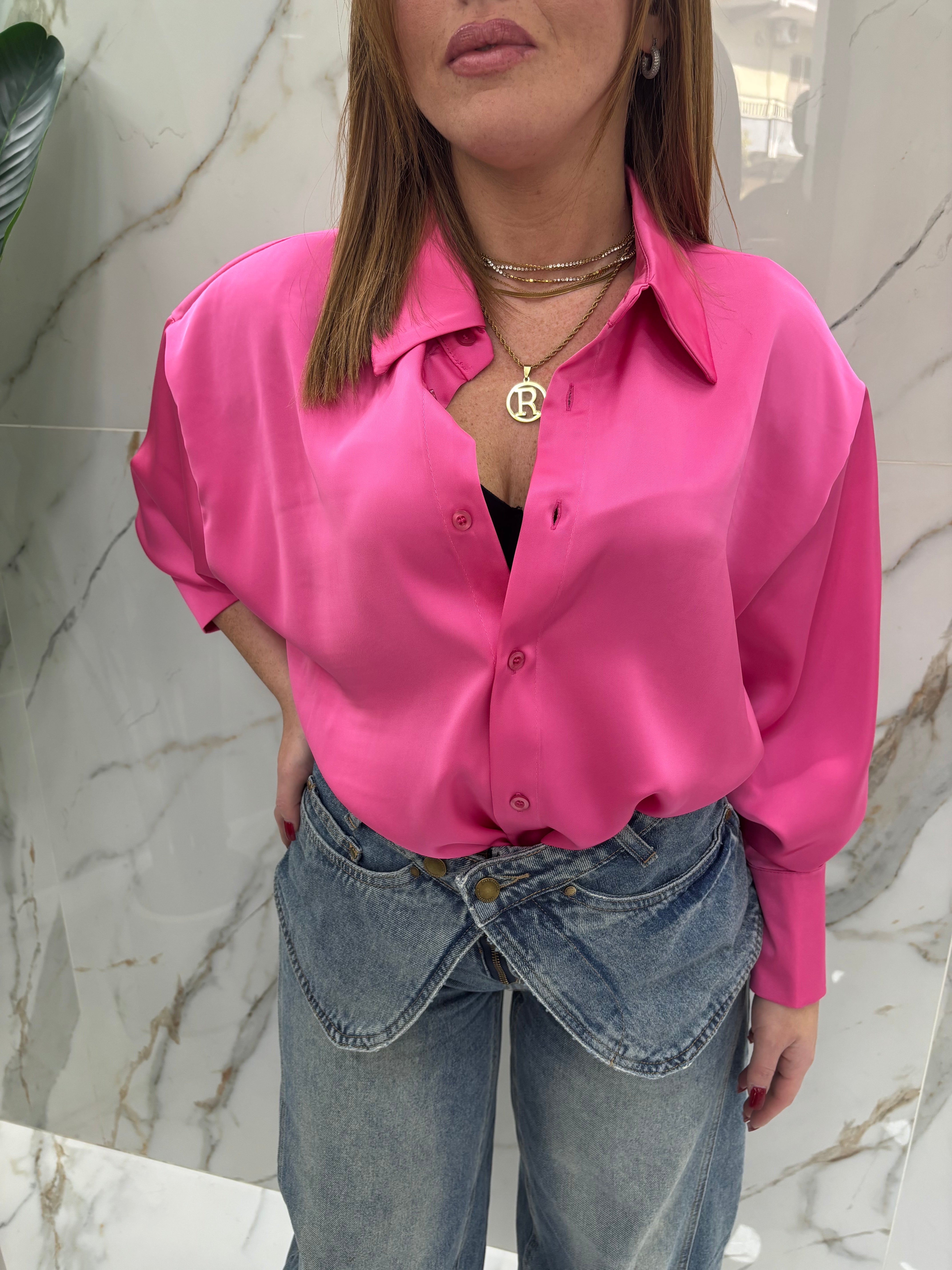 Camicia Satin Pop