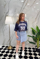 Maglia oversize basketball