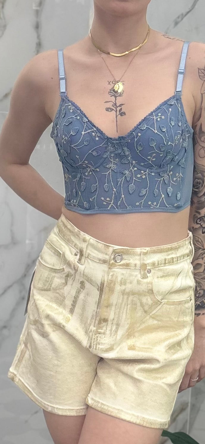 Shorts Denim oro