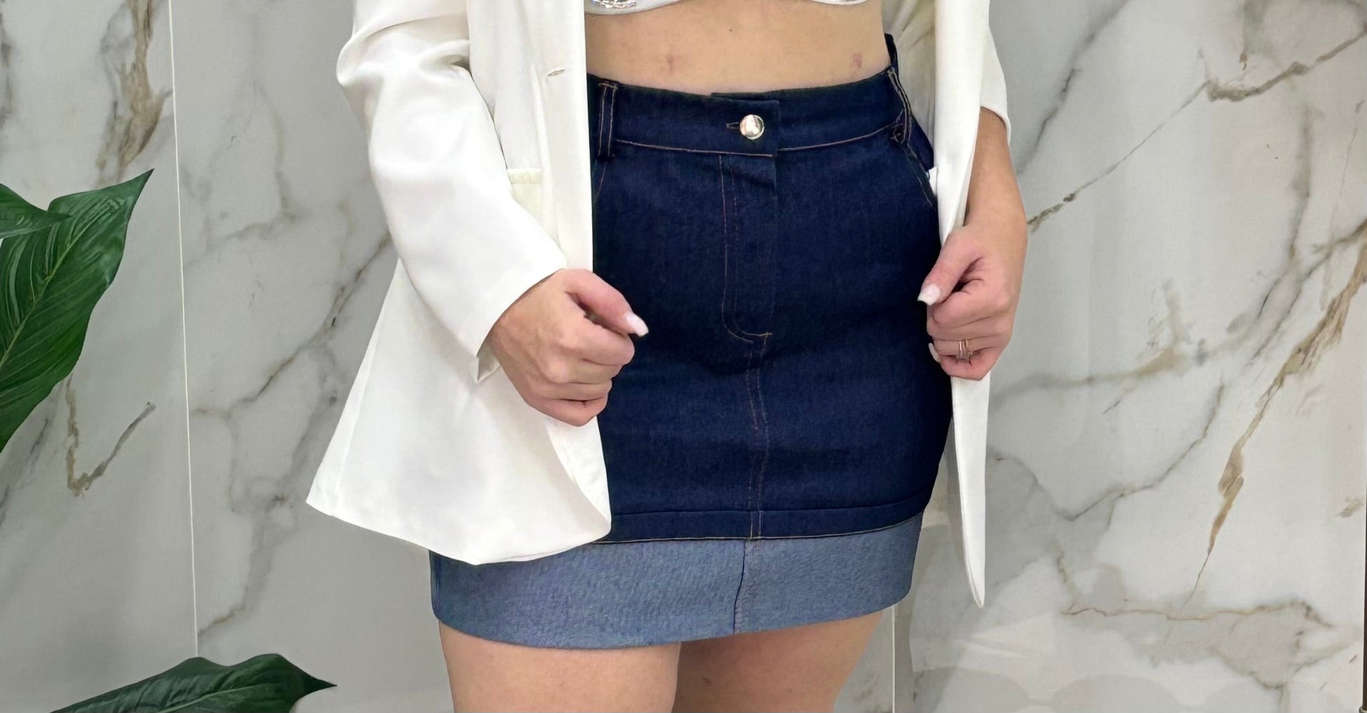 Minigonna Denim SCURO