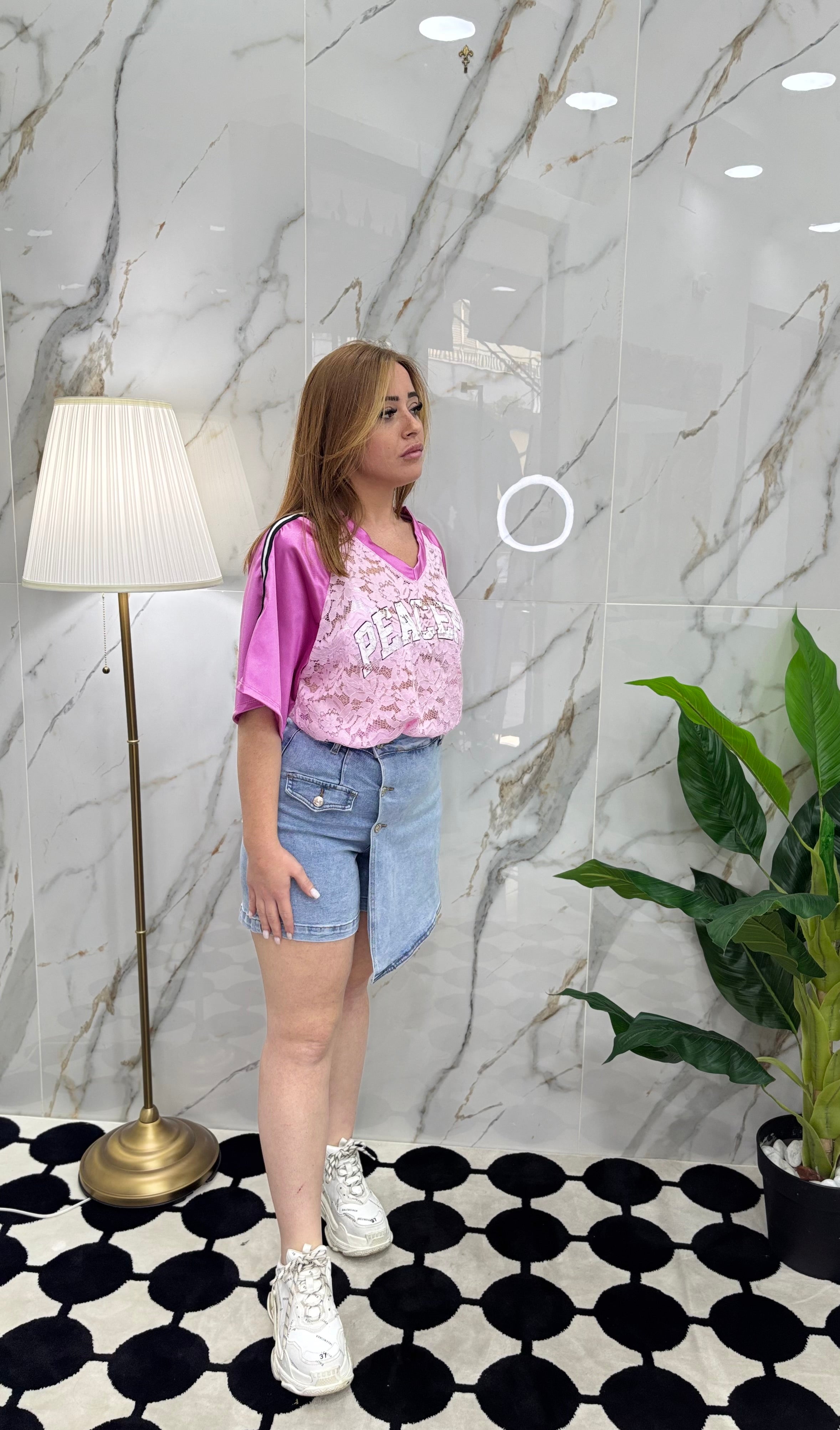Maglia oversize basketball