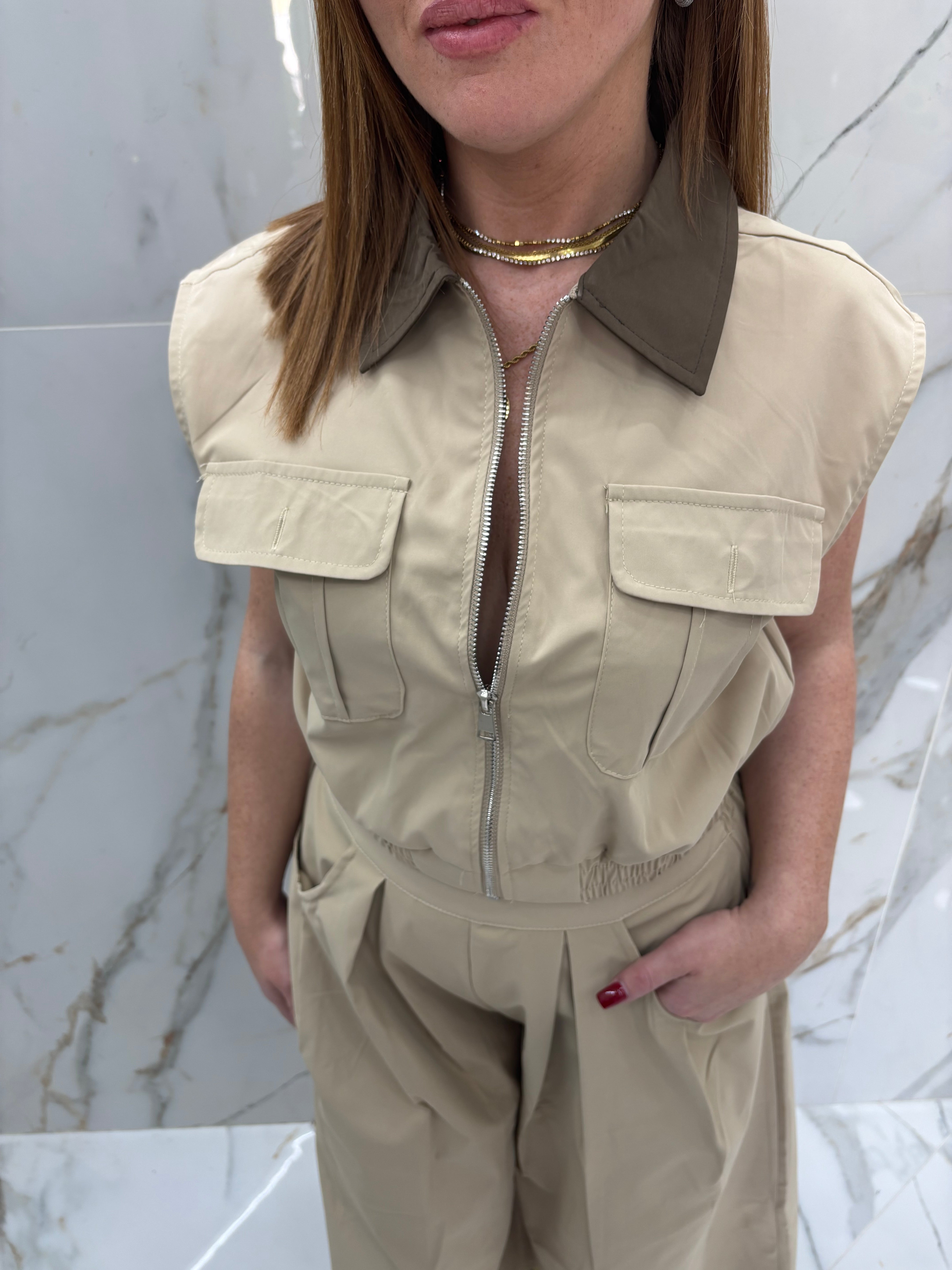 Completo Coordinato "Safari Luxe"