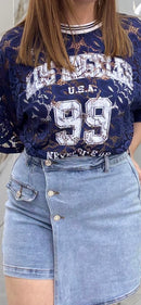 Maglia oversize basketball