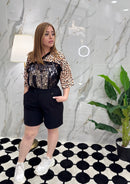 Maglia oversize basketball maculata