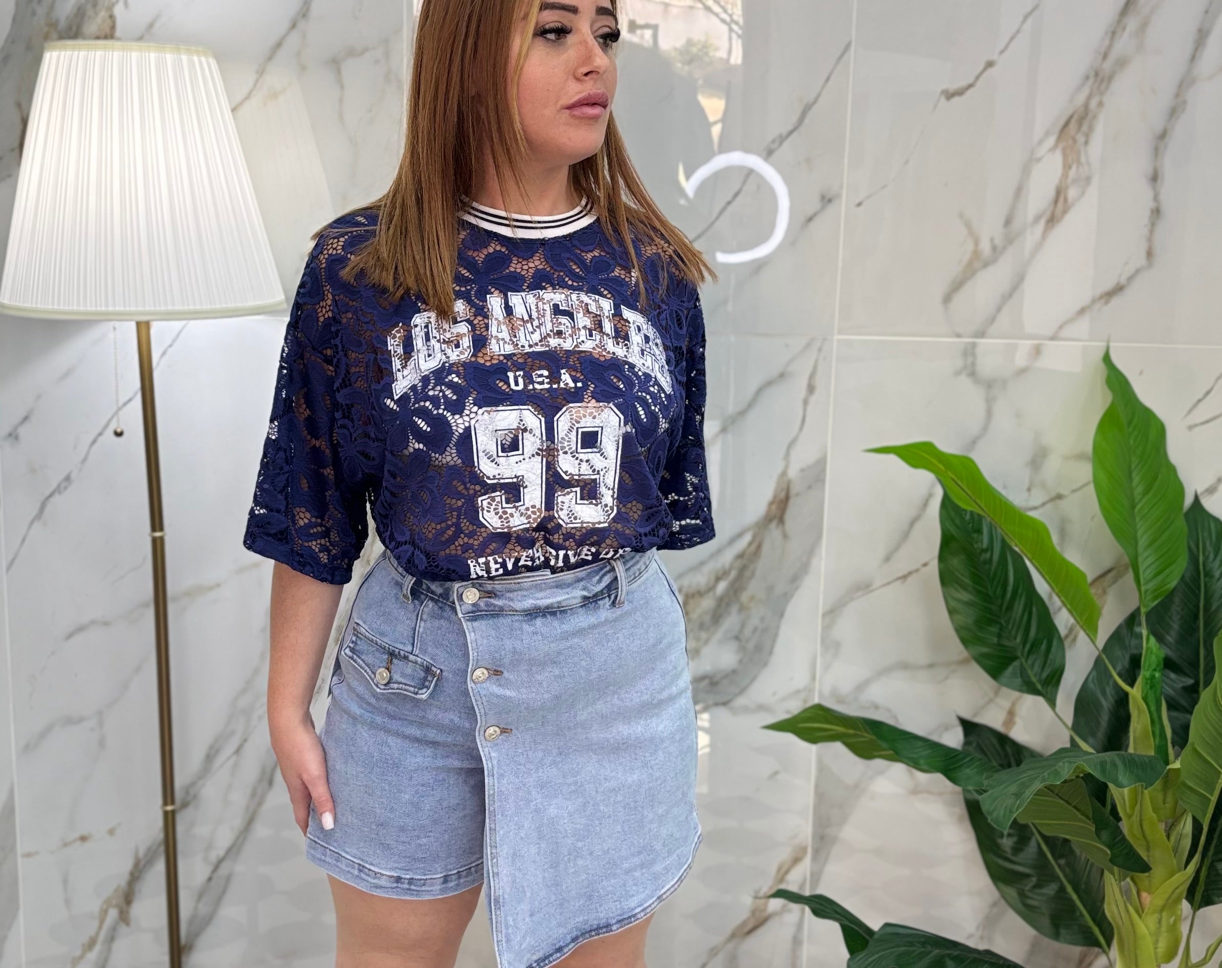 Maglia oversize basketball