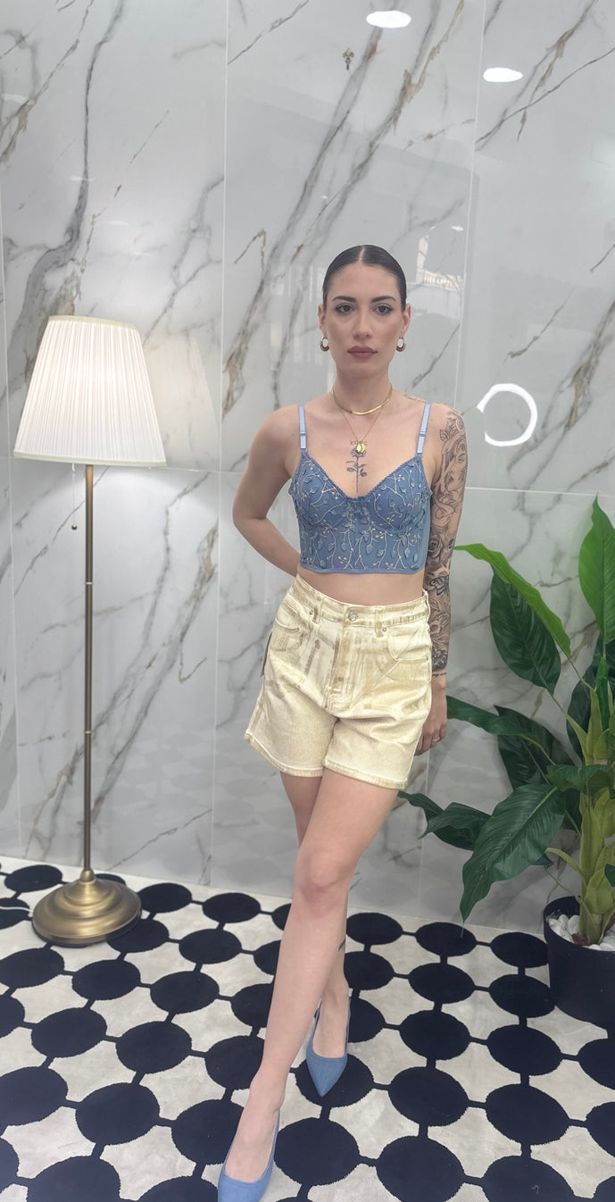 Shorts Denim oro